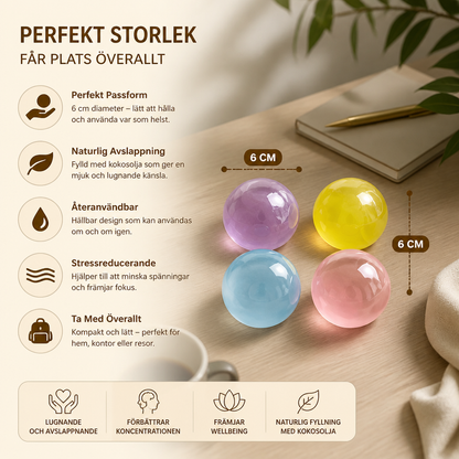 Stressboll med Kokosolja för Avslappning