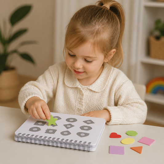 Montessori Busy Book – Återanvändbar Aktivitetsbok För Förskoleinlärning