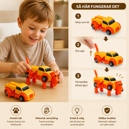 Uppdragbart Transformerande Djur Bil
