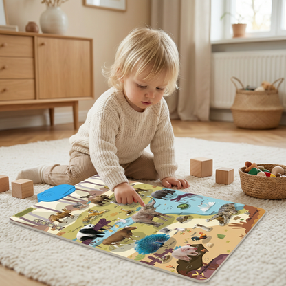 Talande engelsk lärotavla för barn
