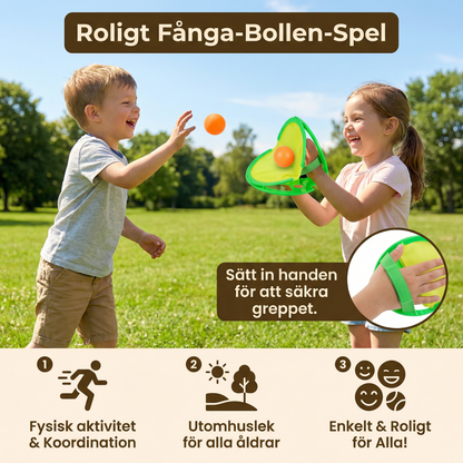 Roligt fånga-bollen-spel