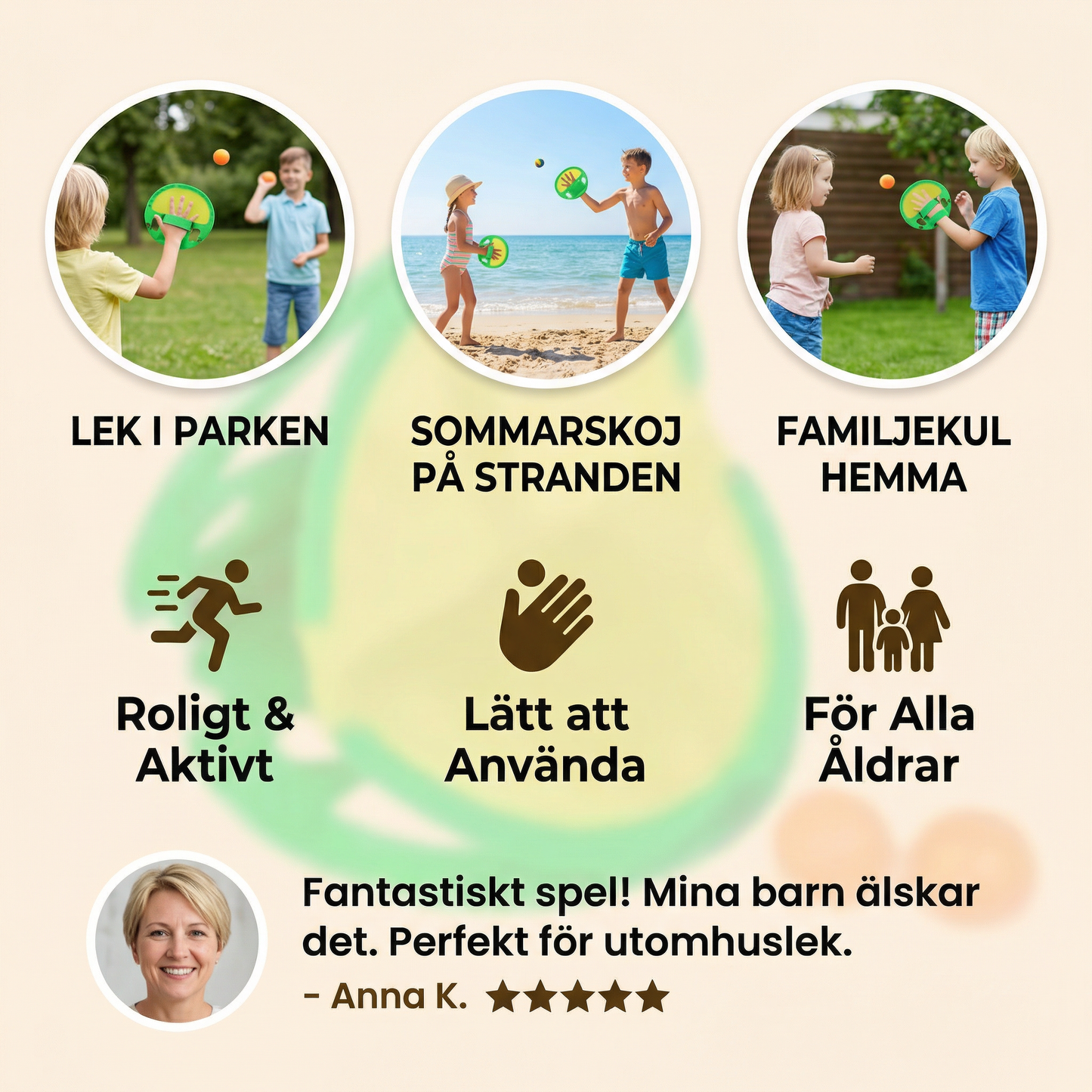 Roligt fånga-bollen-spel