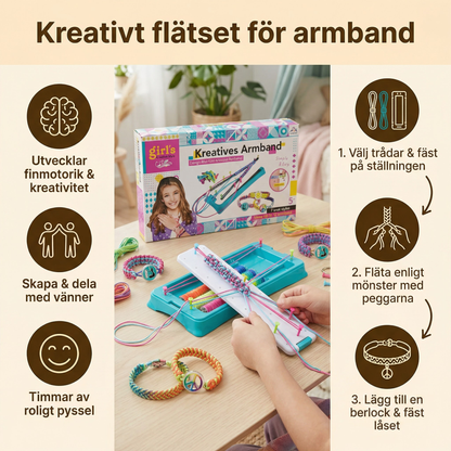 Kreativt flätset för armband