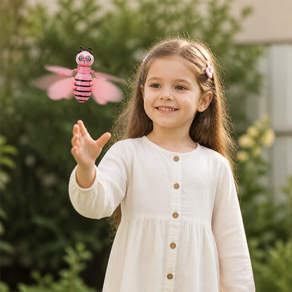 Handstyrd flygande bileksak med rörelsesensor och LED-ljus