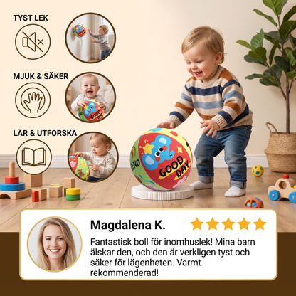 Mjuk och säker tyst inomhusboll för barn