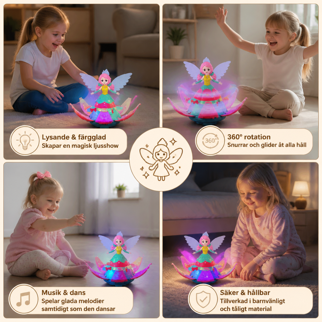 Lysande Fe Prinsessa Dansleksak