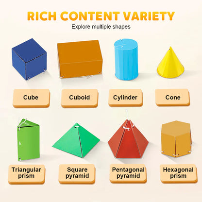 Genial geometri­bok för barn