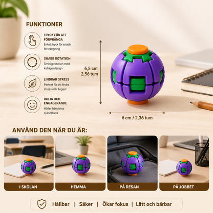Roterande Antistress Avslappningsboll