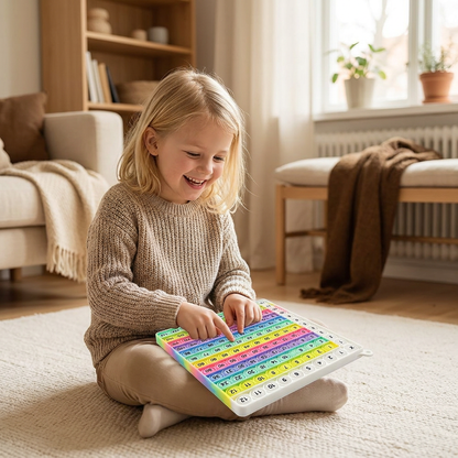 Rainbow Pop Math – Lärleksak för Multiplikation med Fidget-Effekt