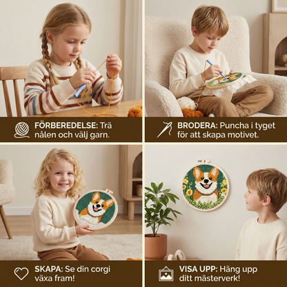 DIY Stansnålsbroderiset – Nybörjarkit med Fina Motiv