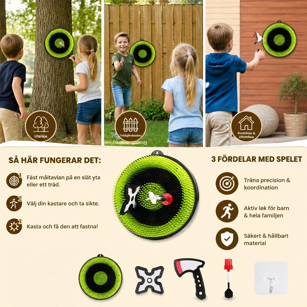 Yxkastningsspel För Trädgården