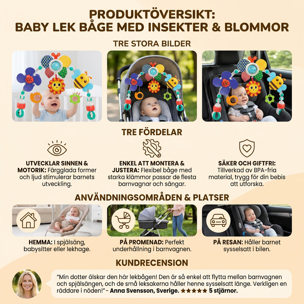 Hängande Leksak För Barnvagn