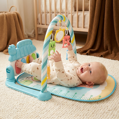 Interaktivt Baby-Pedal-Piano – Motorik- och Sensorik-Leksak