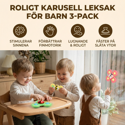 Roligt karusell leksak för barn 3-pack