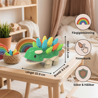 Montessori Dinosauriefärger
