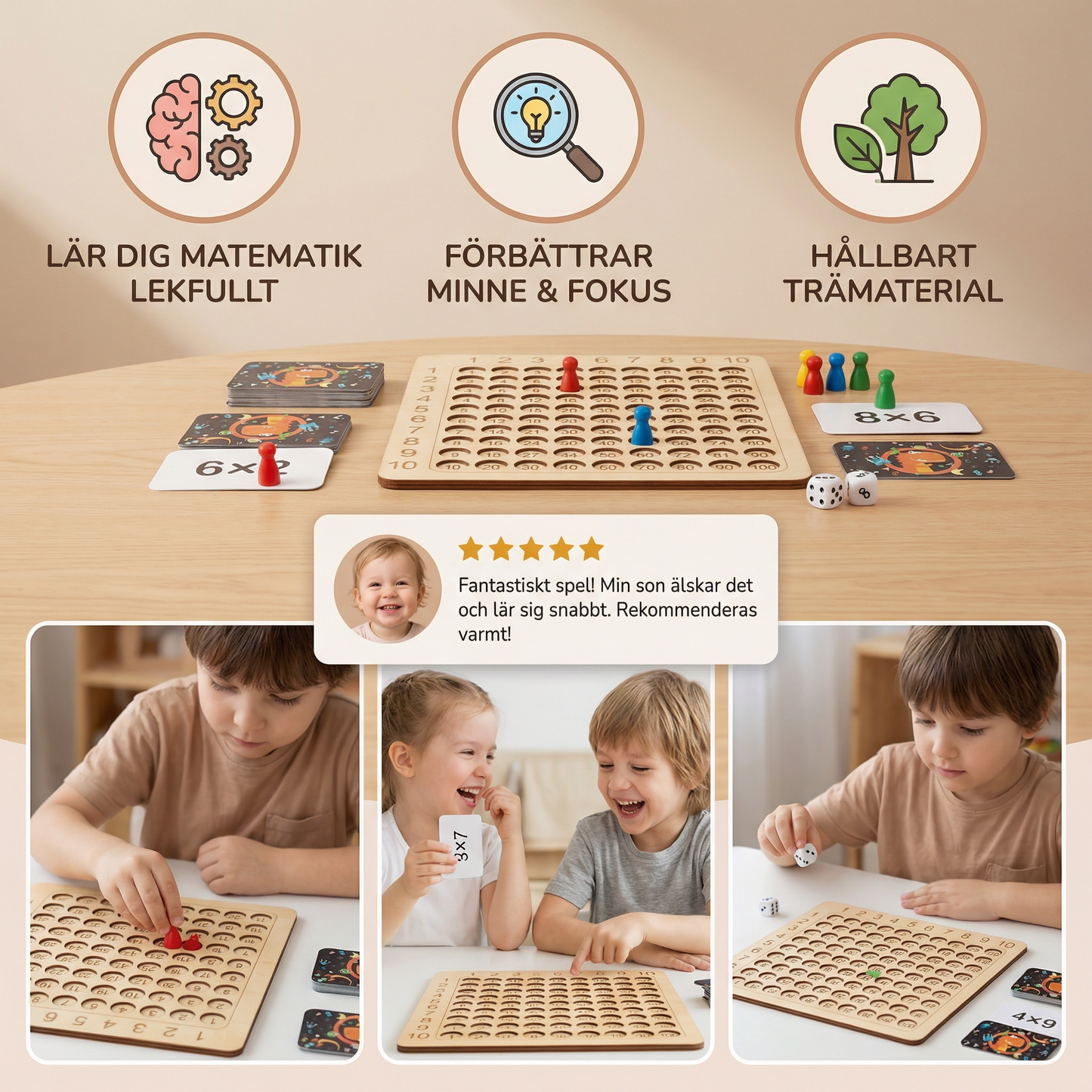 Montessori Matematik Lärspel