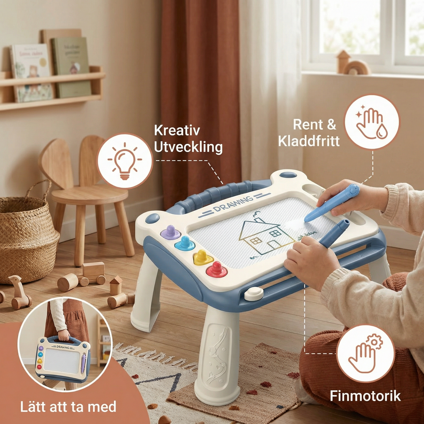 Magnetisk Färgplatta För Kreativ Utveckling