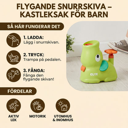 Flygande snurrskiva – kastleksak för barn