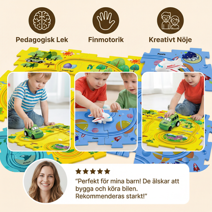 Bana pussel – tävling med klossar