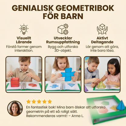 Genial geometri­bok för barn