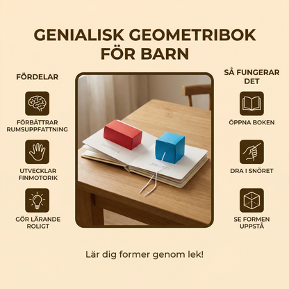 Genial geometri­bok för barn