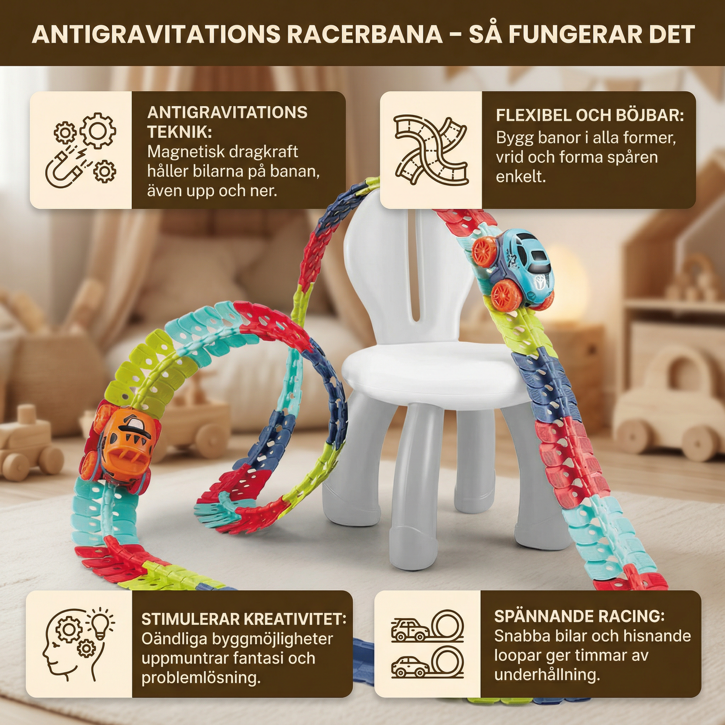 Antigravitations racerbana