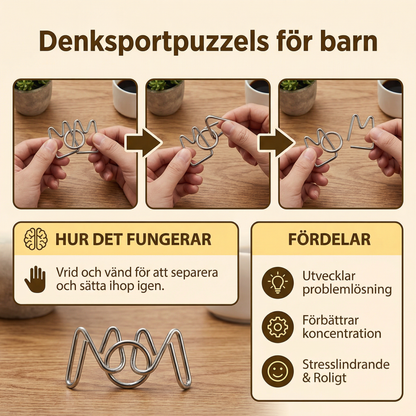 Metallpusselringset ⎜ Hjärngymnastik