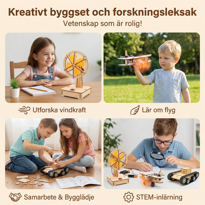Kreativt byggset och forskningsleksak – Vetenskap som är rolig!