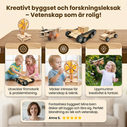 Kreativt byggset och forskningsleksak – Vetenskap som är rolig!