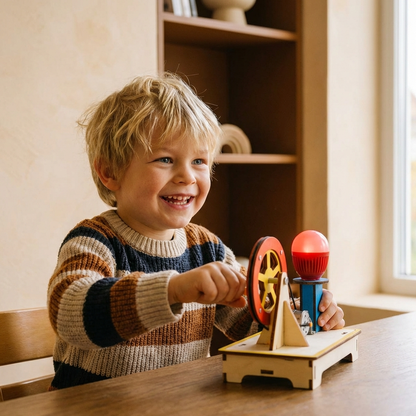 Kreativt byggset och forskningsleksak – Vetenskap som är rolig!