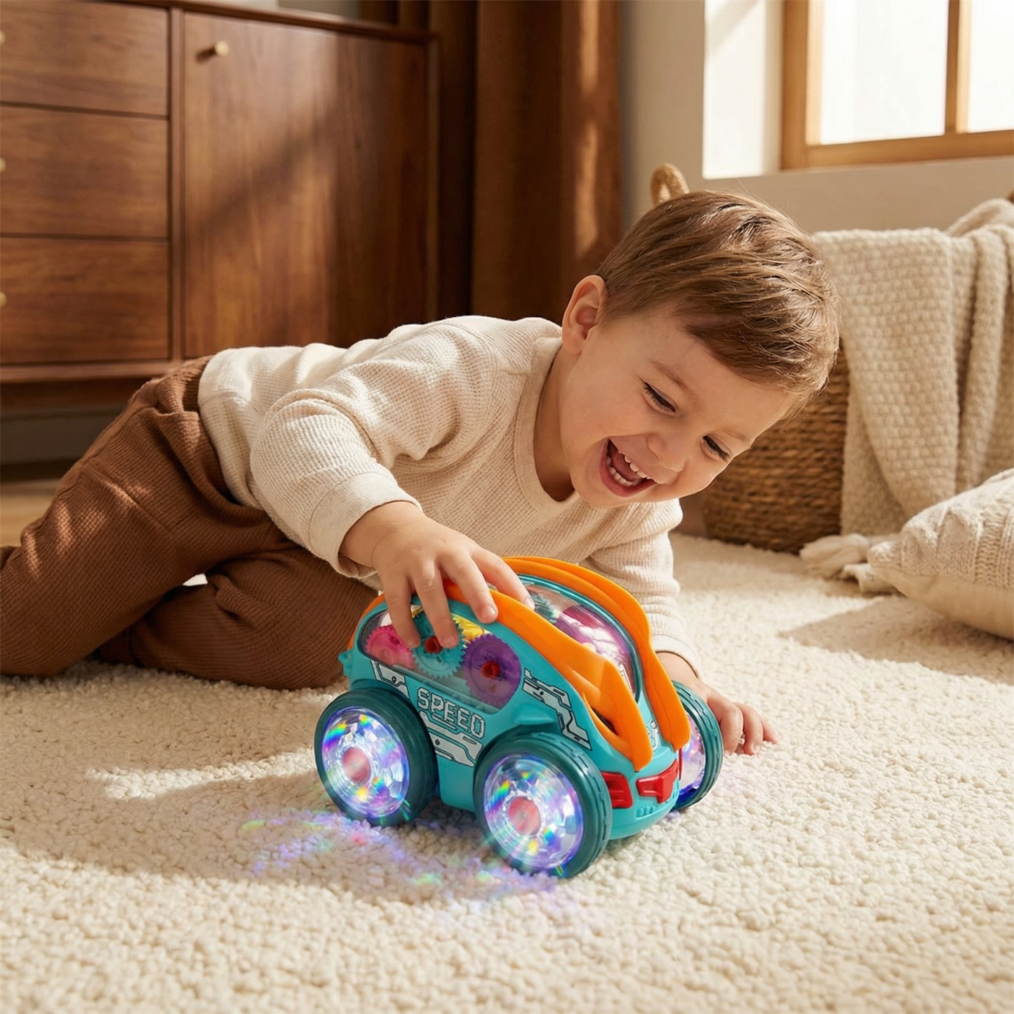 Lysande Purzelbaum Leksaksbil
