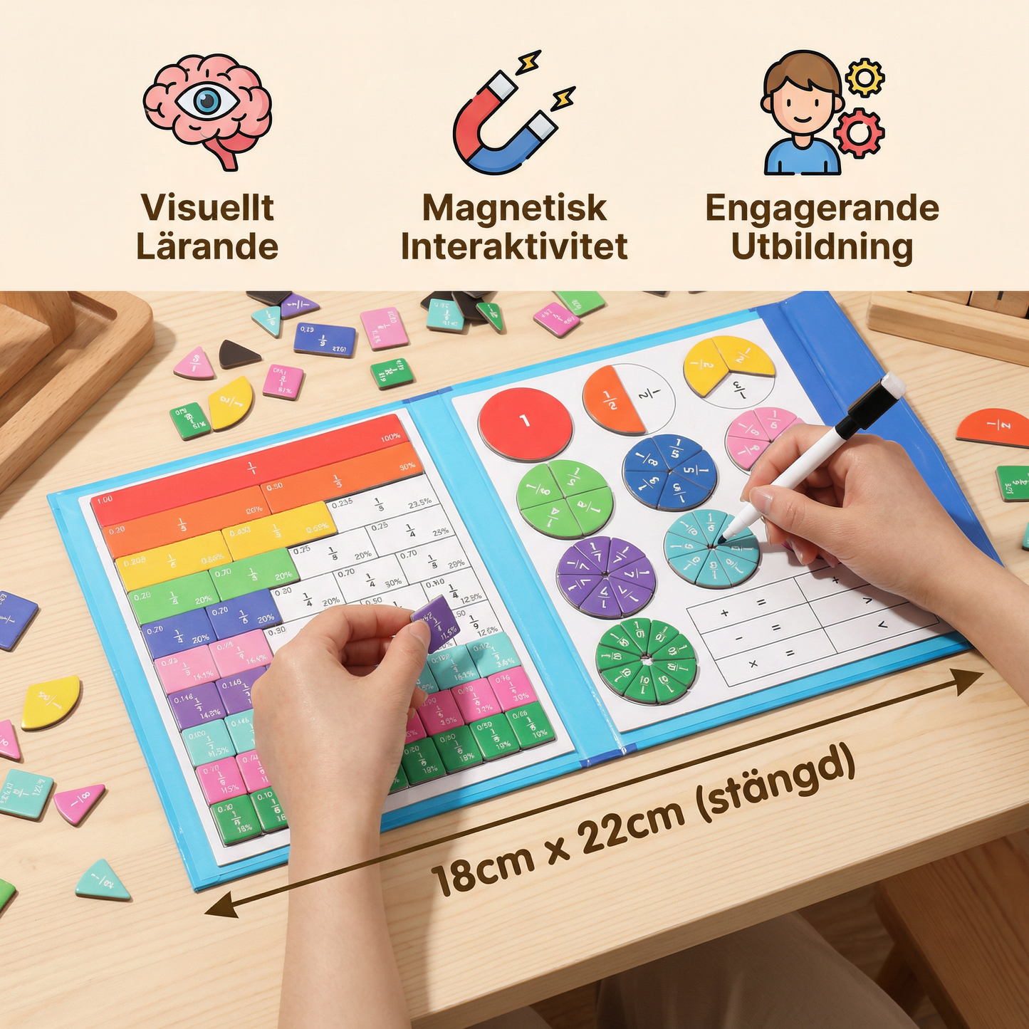 RekenMeester – Magnetiskt Räkningsspel
