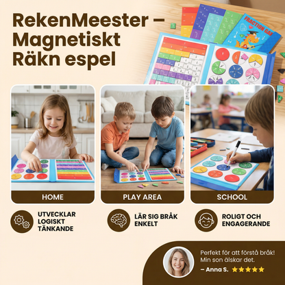 RekenMeester – Magnetiskt Räkningsspel