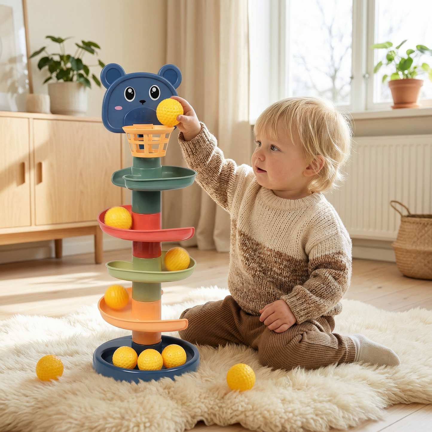 Montessori Bolltorn för Barn