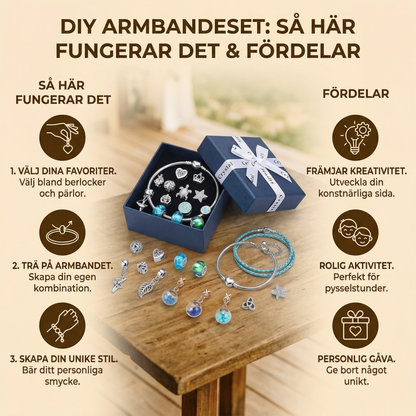 DIY-Armbandsset För Kreativa Pysselstunder