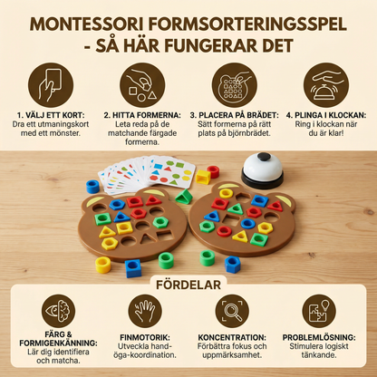 Montessori Formsorteringsspel