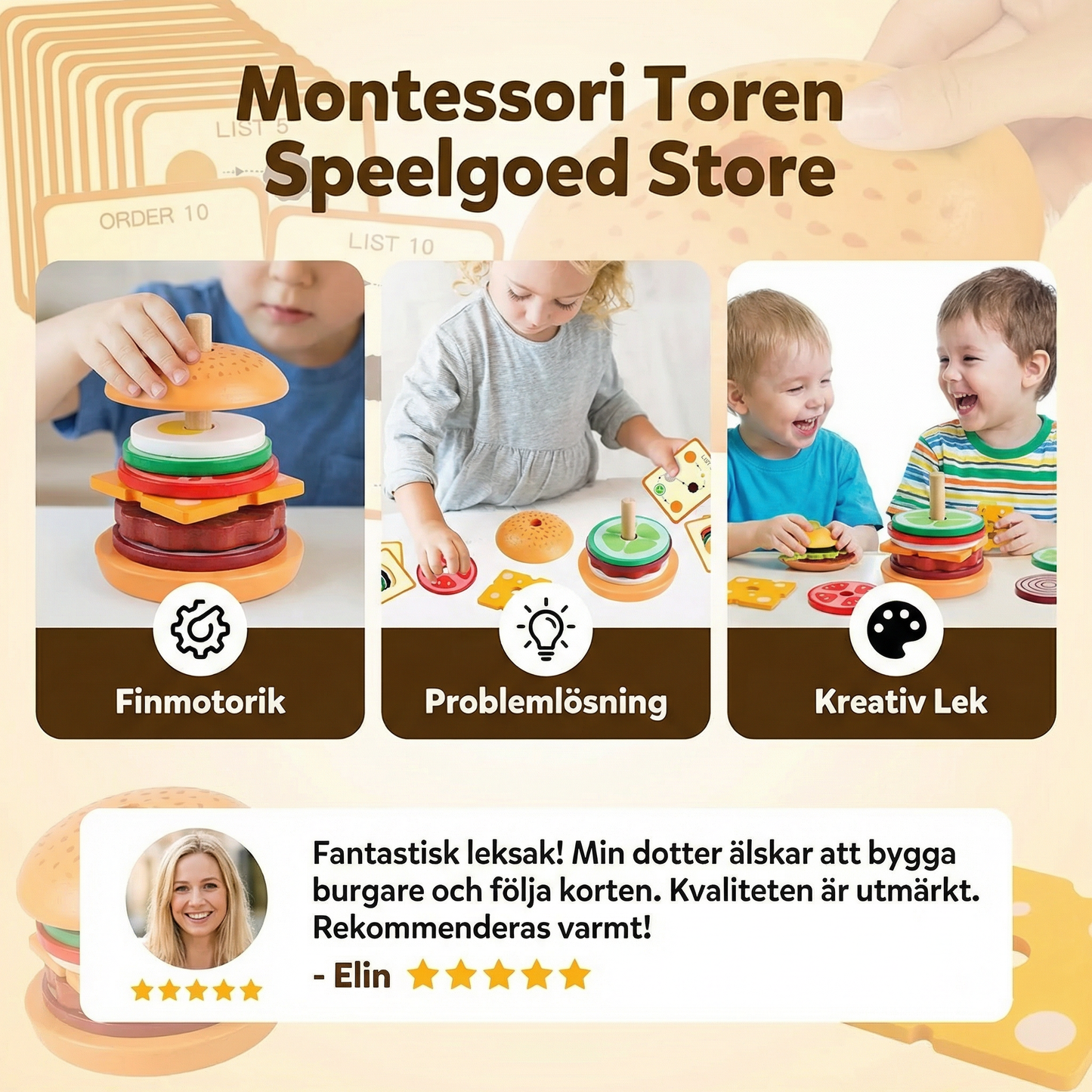 Montessori Tornleksak