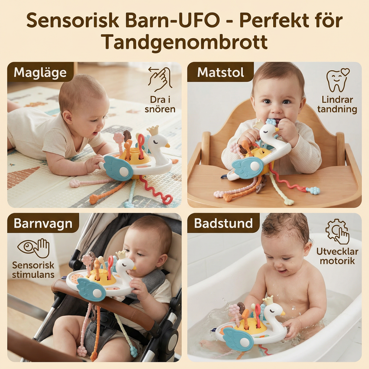 Sensorisk Barn-UFO – Perfekt För Tandframbräckning