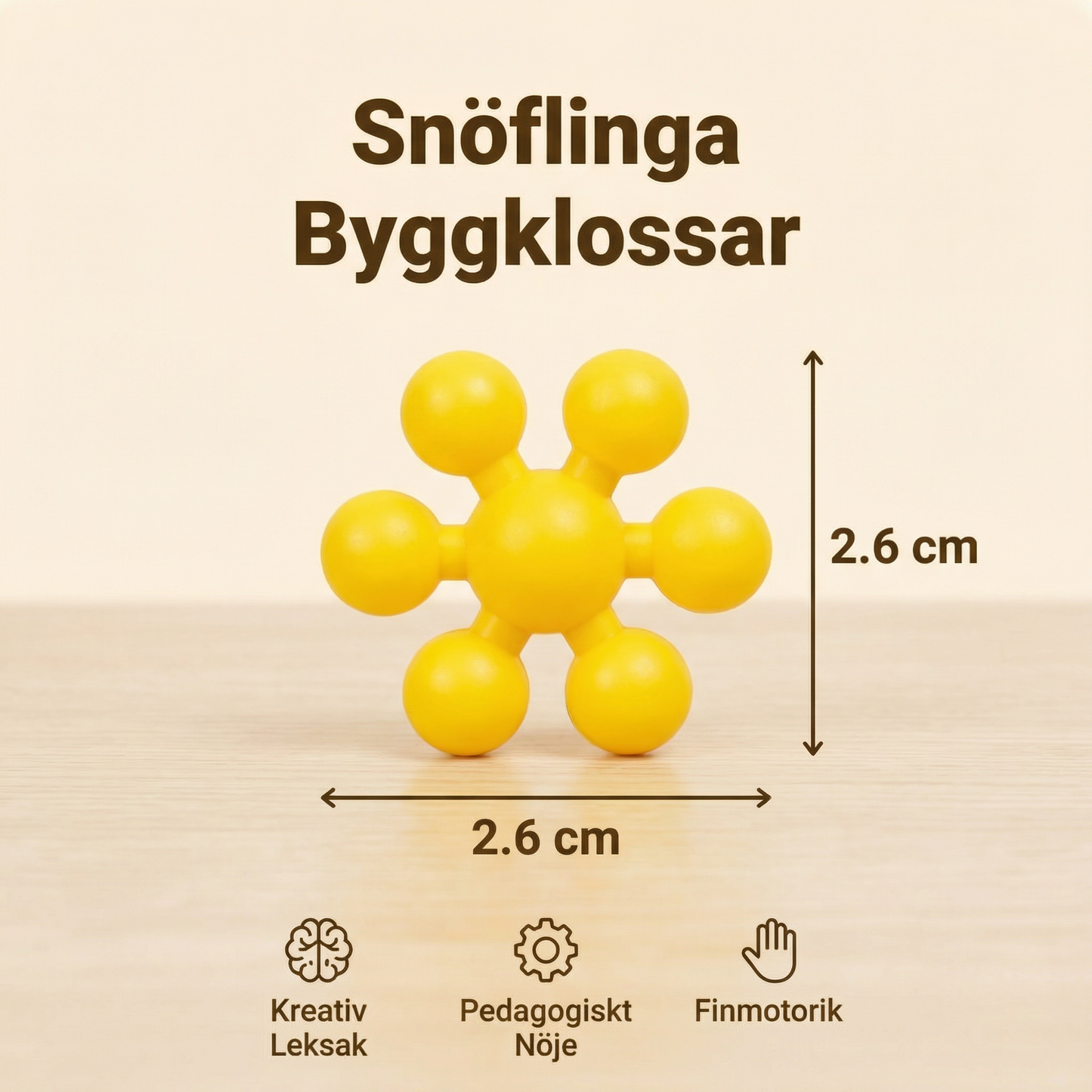 Snöflinga byggklossar för barn | Kreativ 3D-pusselleksak för pedagogiskt nöje och finmotorik