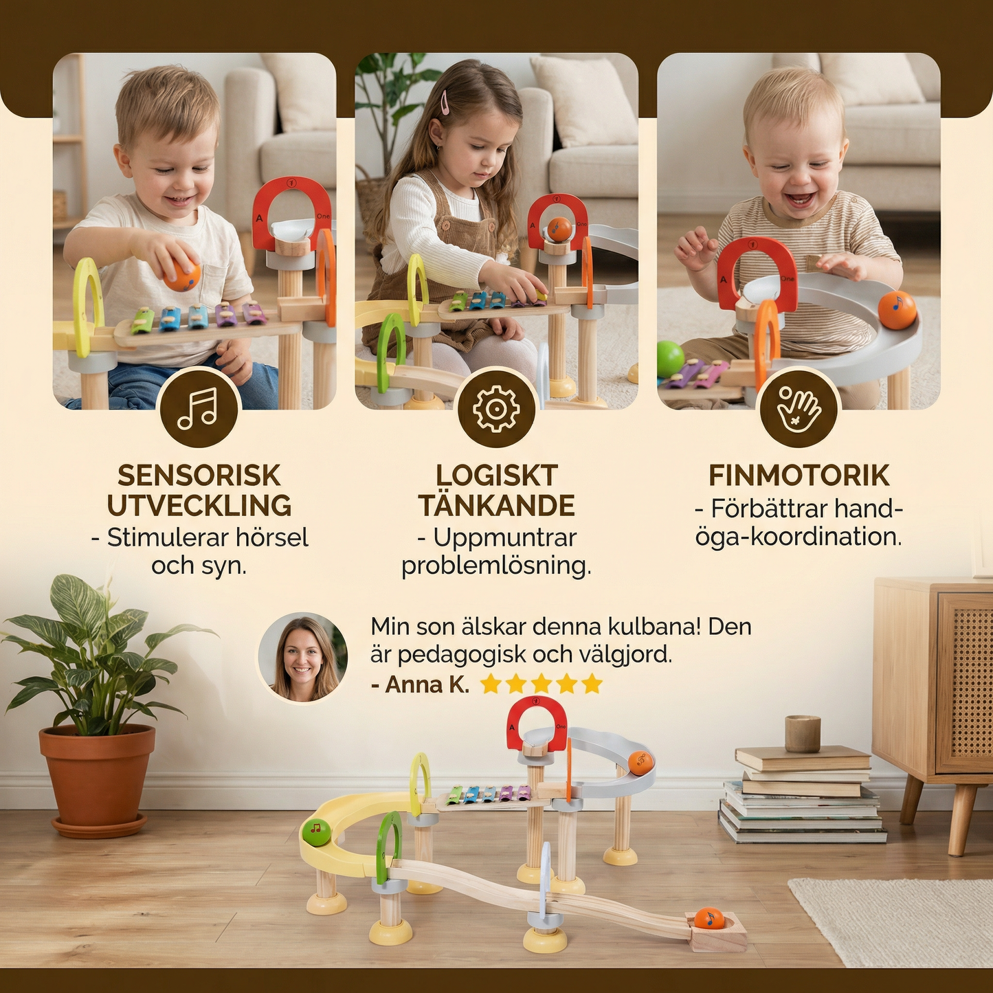 Montessori Geluiden - Zintuiglijk Leerspeelgoed