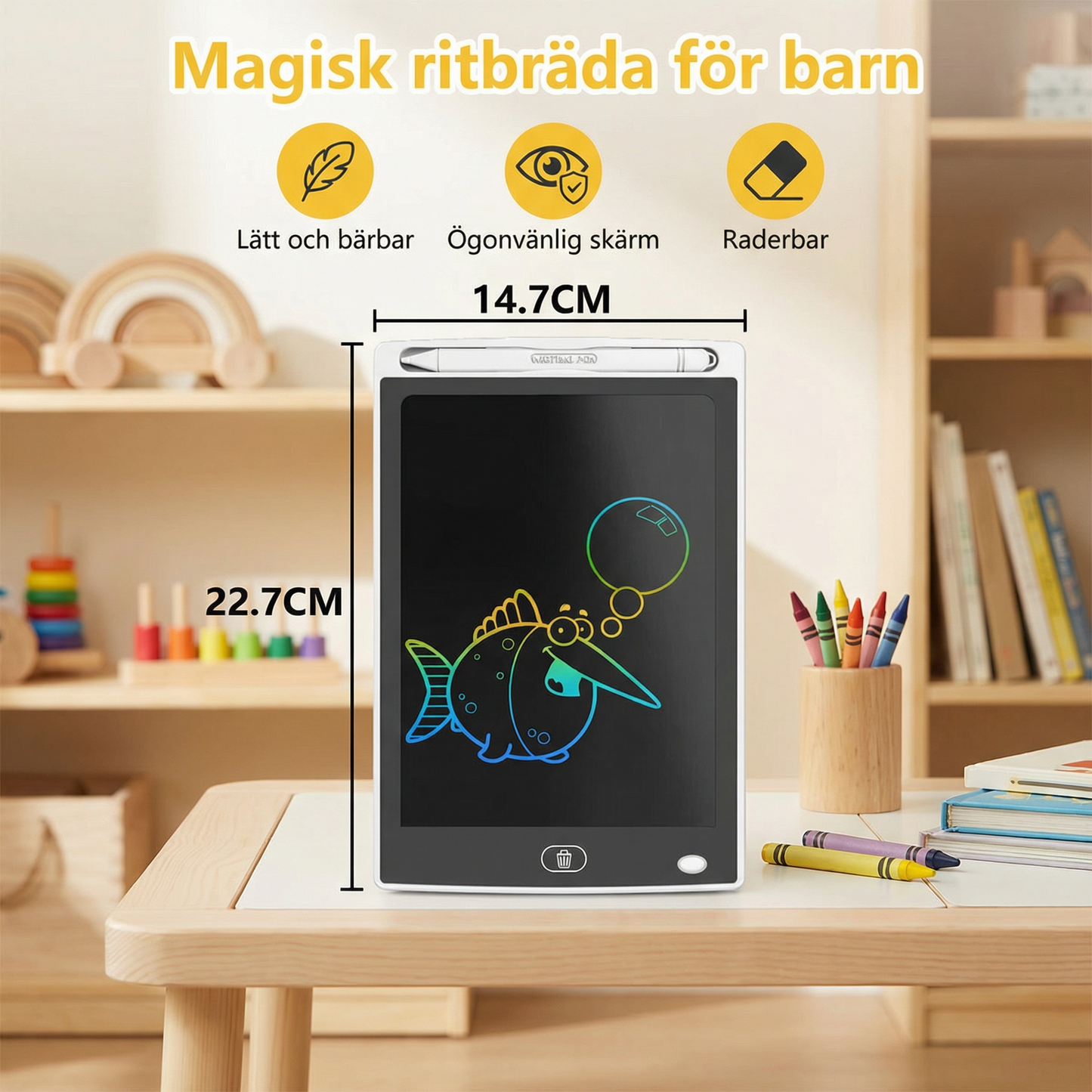 Magisk ritbräda för barn
